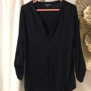 V neck ladies blouse